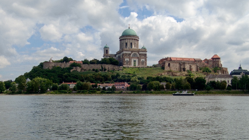 The Esztergom basilica and royal castle
