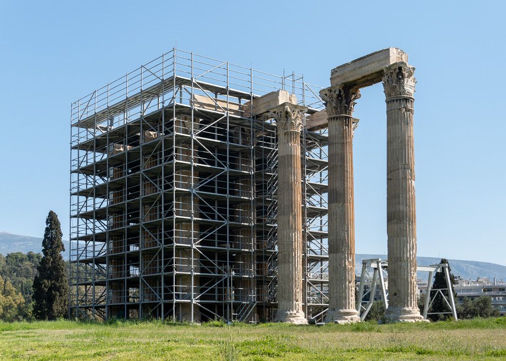Olimpiai Zeusz templomának a maradványai