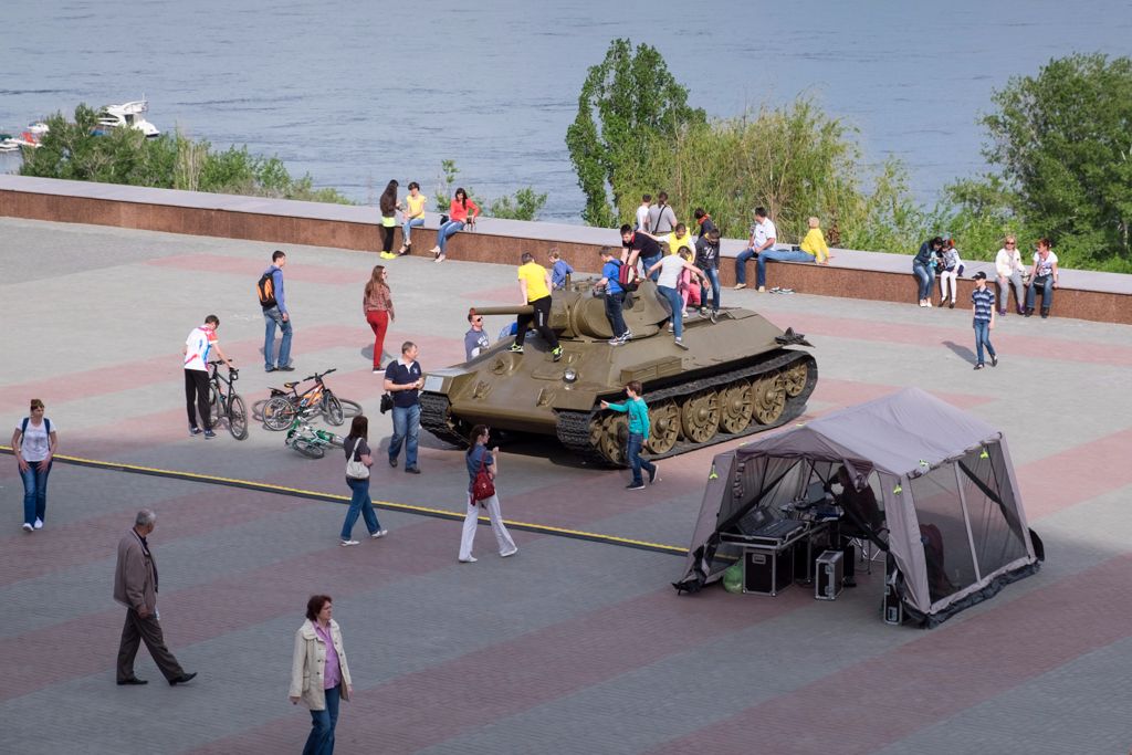 Egy T34-es.