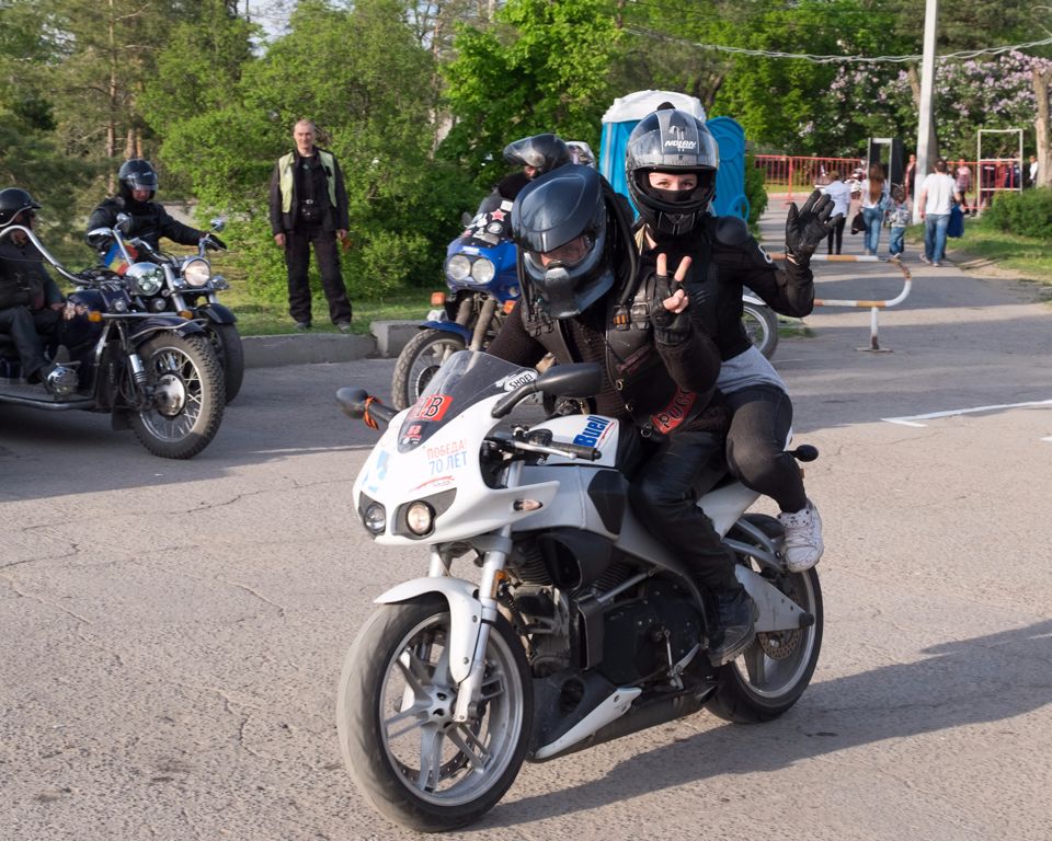 Összefutottunk egy orosz biker bandával ...