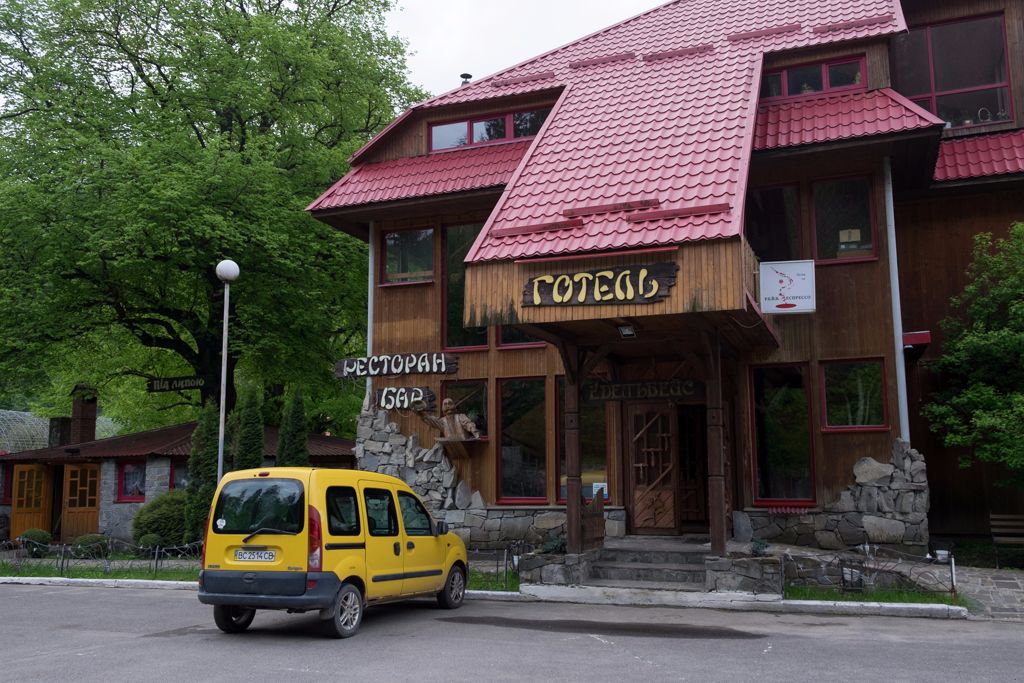 Az utolsó szállásunk Kárpátalján volt és Edelweiss névre hallgatott.
